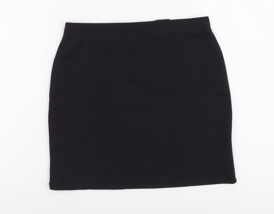H&M Womens Black Polyester Bandage Skirt Size S