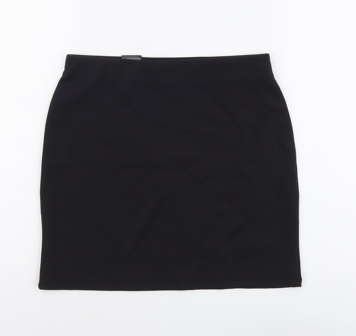 H&M Womens Black Polyester Bandage Skirt Size S