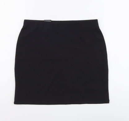 H&M Womens Black Polyester Bandage Skirt Size S