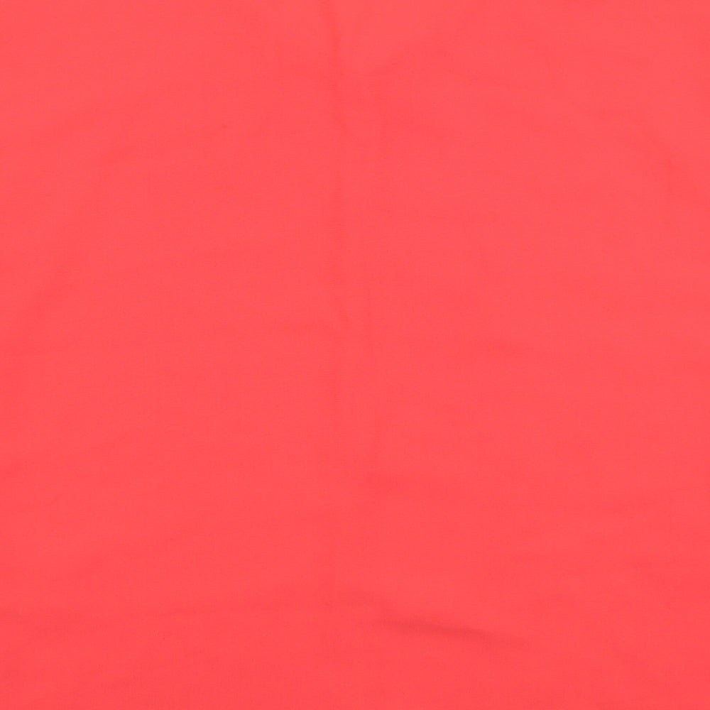 George Womens Red Polyester Basic Blouse Size 18 V-Neck