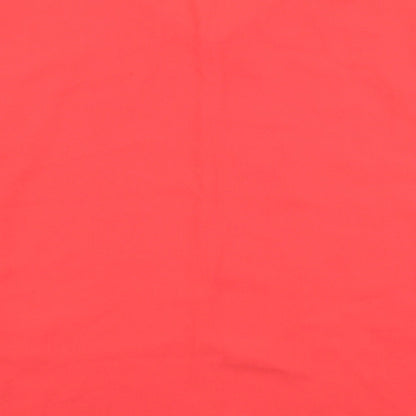 George Womens Red Polyester Basic Blouse Size 18 V-Neck