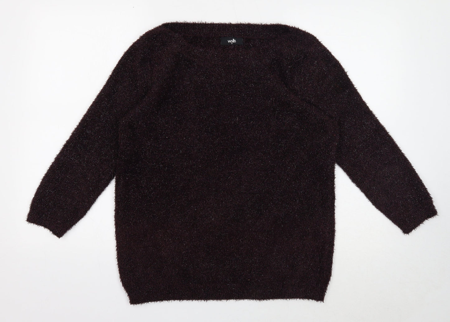 Womens UK Size M Wallis Purple Pullover Jumper