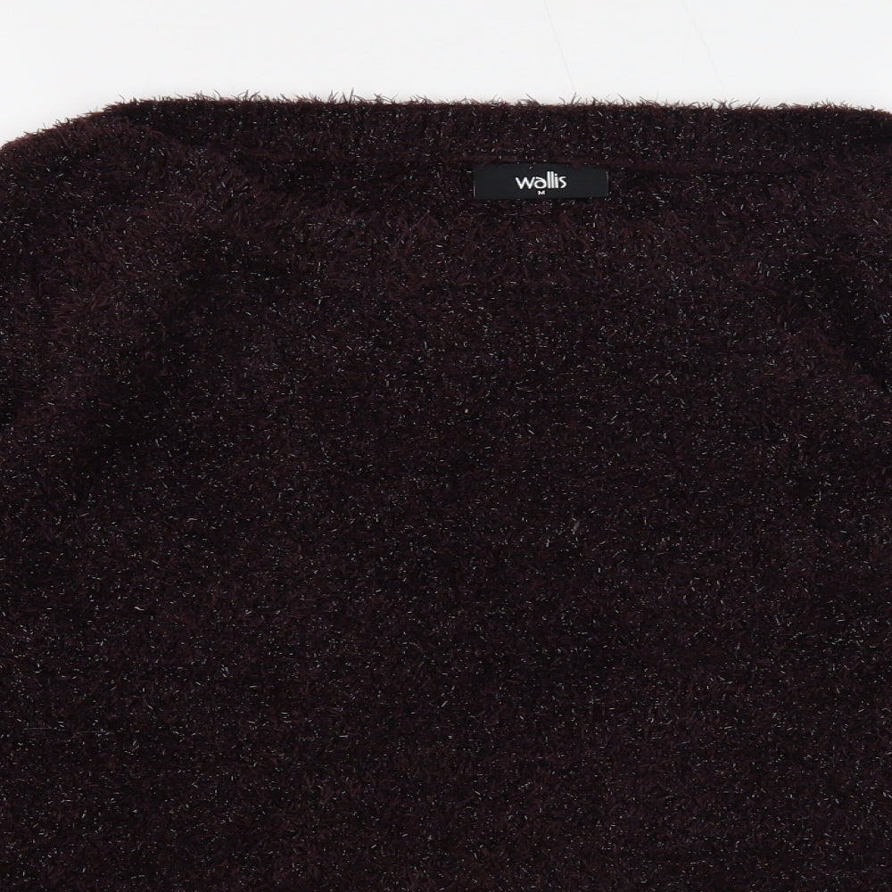 Womens UK Size M Wallis Purple Pullover Jumper