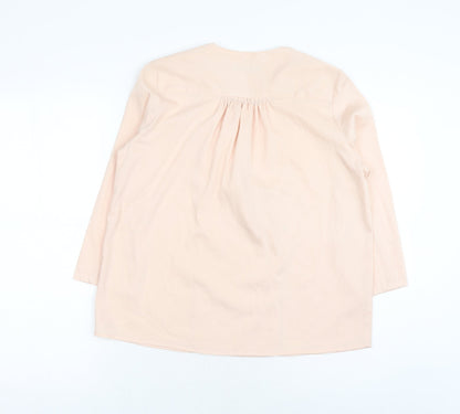 Womens UK Size XS Oasis Pink Basic Blouse
