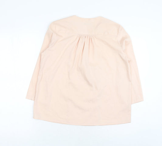 Womens UK Size XS Oasis Pink Basic Blouse