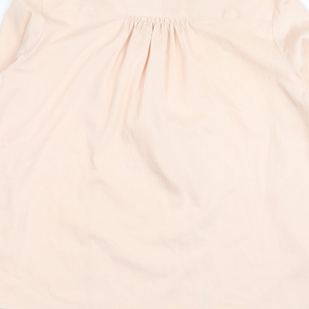 Womens UK Size XS Oasis Pink Basic Blouse