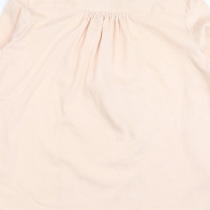 Womens UK Size XS Oasis Pink Basic Blouse