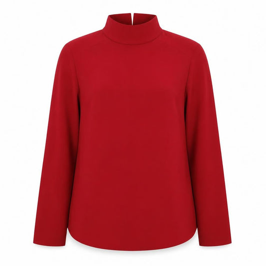 Womens UK Size 10 Atmosphere Red Basic Blouse