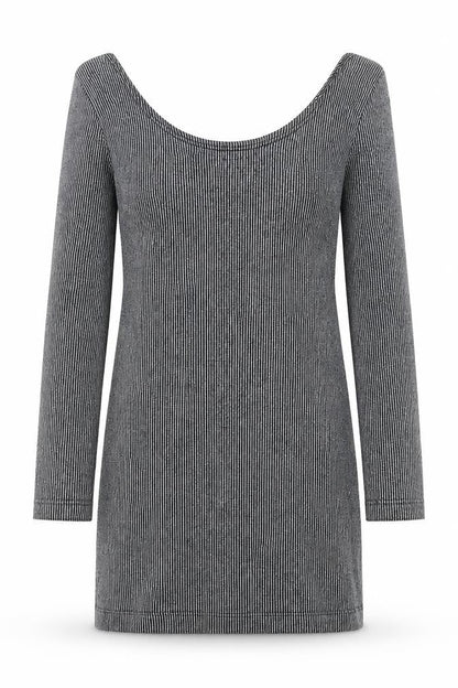 Mango Womens Black Polyester Shift Size M Scoop Neck Pullover