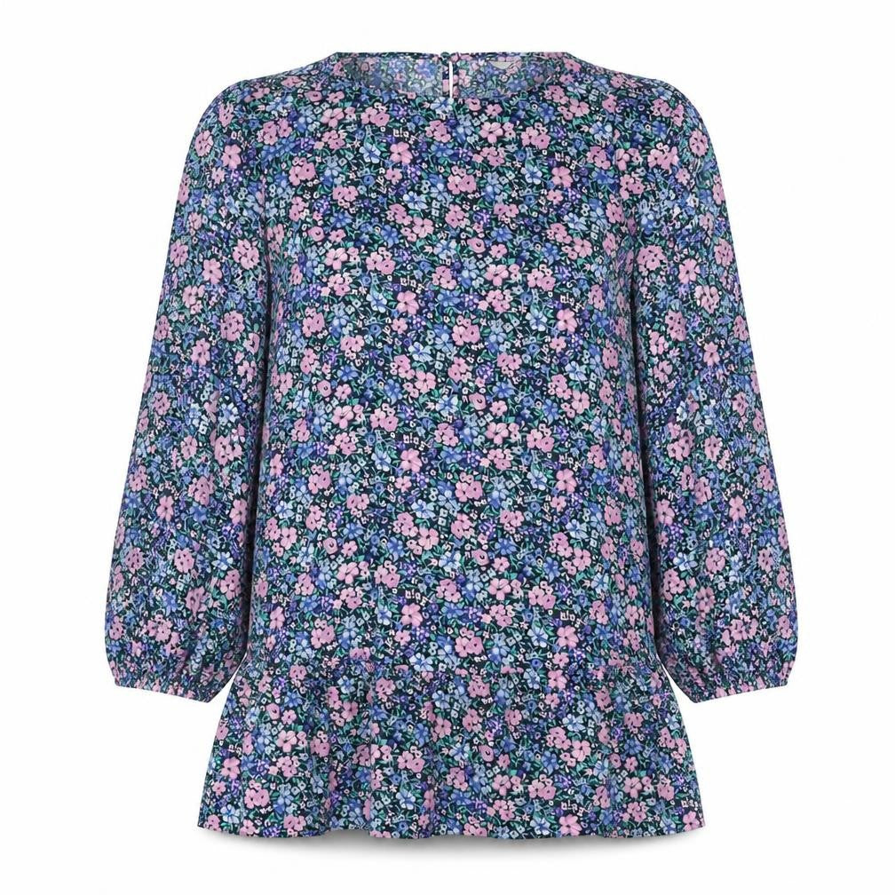 Womens UK Size 8 TU Multicoloured Basic Blouse