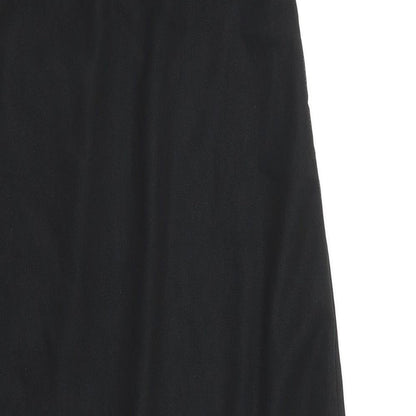 PRETTYLITTLETHING Womens Black Polyester Ball Gown Size 10 Off the Shoulder Tie