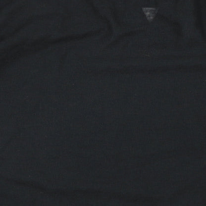 Womens UK Size L Preworn Black Basic Blouse