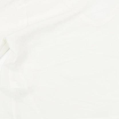 Womens UK Size XS Zara White Basic Blouse