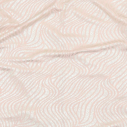 M&Co Womens Pink Geometric Polyester Basic T-Shirt Size 12 Round Neck - Knot Front