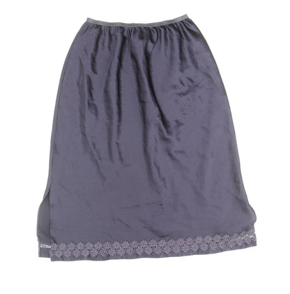 Marks and Spencer Womens Purple Floral Polyester Pettiskirt Skirt Size 12