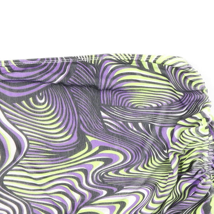 Motel Womens Multicoloured Geometric Polyester Bandage Skirt Size S