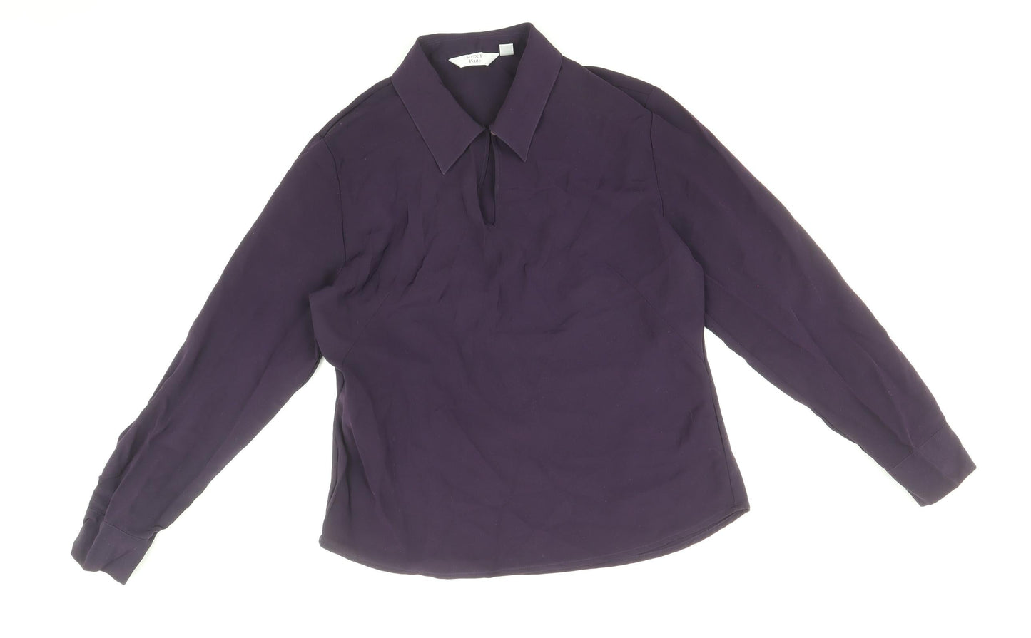 Womens UK Size 12 NEXT Purple Basic Blouse