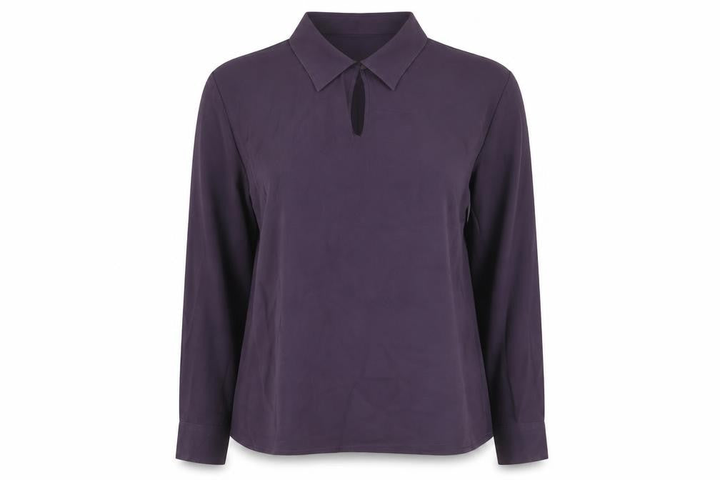 Womens UK Size 12 NEXT Purple Basic Blouse