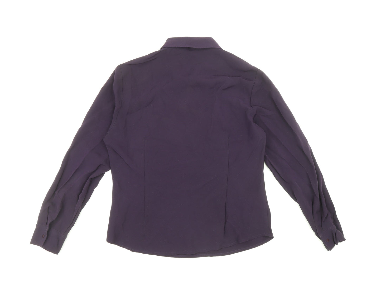 Womens UK Size 12 NEXT Purple Basic Blouse