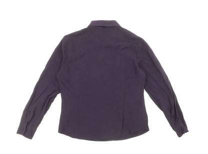 Womens UK Size 12 NEXT Purple Basic Blouse