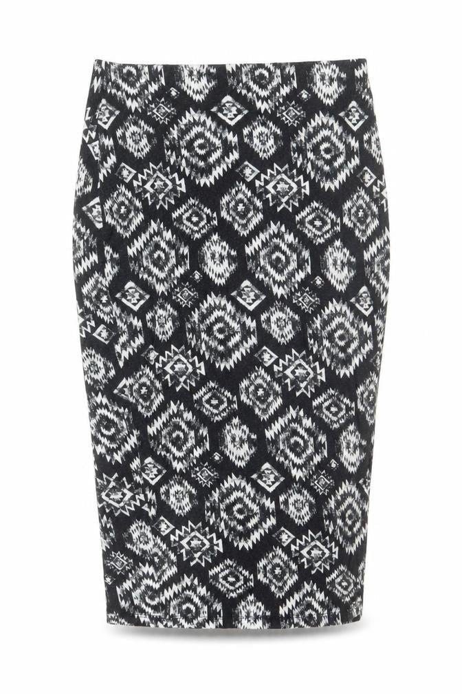 Womens UK Size 10 F&F Straight & Pencil  Skirt
