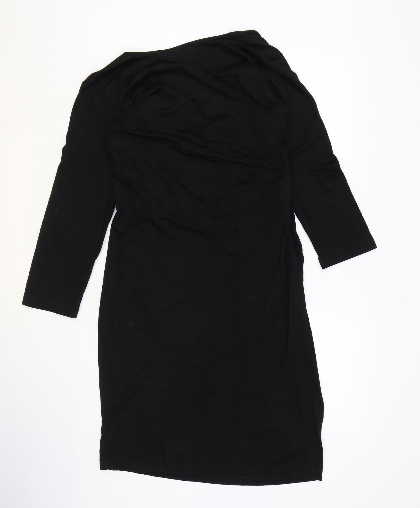 Body Flirt Womens Black Viscose Bodycon Size M V-Neck Pullover