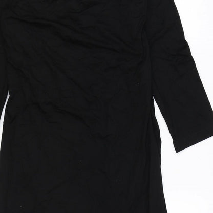 Body Flirt Womens Black Viscose Bodycon Size M V-Neck Pullover