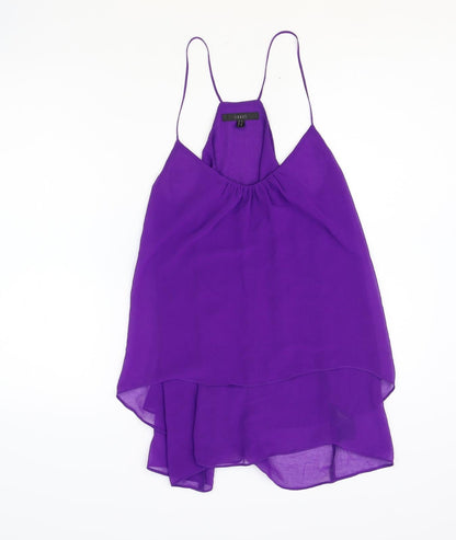 Womens UK Size 10 Coast Purple Camisole Tank