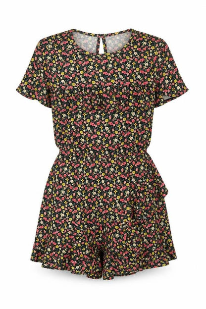 Womens UK Size 6 River Island One-Piece Multicoloured Playsuit