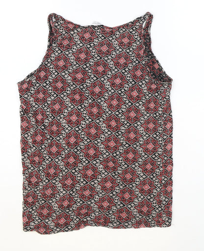 Womens UK Size 10 New Look Multicoloured Basic Tank