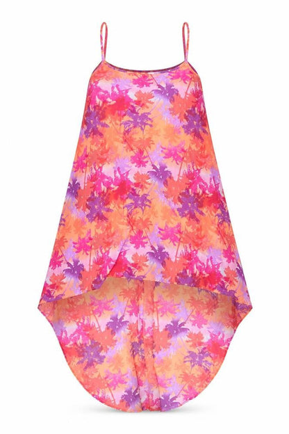 Papaya Womens Multicoloured Floral Polyester Trapeze & Swing Size M Square Neck Pullover