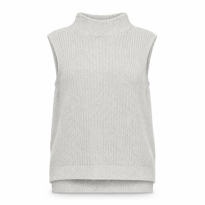 Womens UK Size 6 Warehouse Grey Vest Jumper