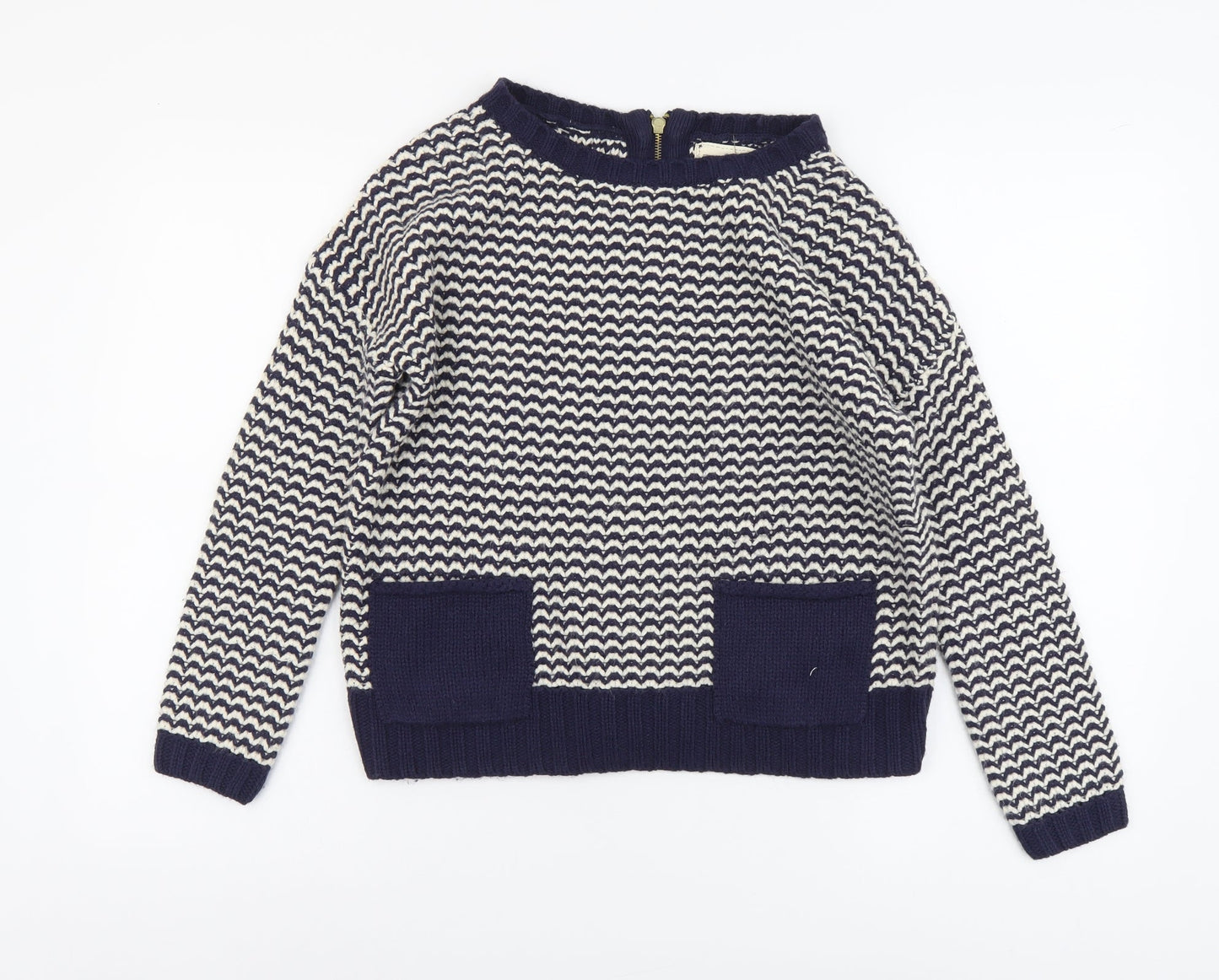 Womens UK Size 6 New Look Blue Pullover Jumper