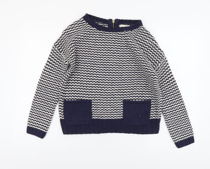 Womens UK Size 6 New Look Blue Pullover Jumper
