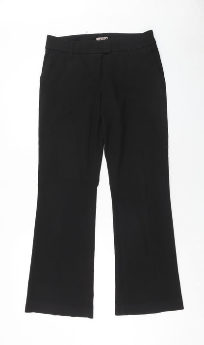 Womens UK Size 10 H&M Regular Fit  Black Trousers