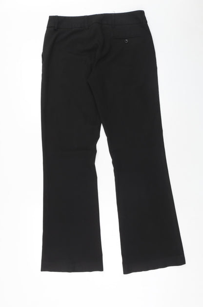 Womens UK Size 10 H&M Regular Fit  Black Trousers
