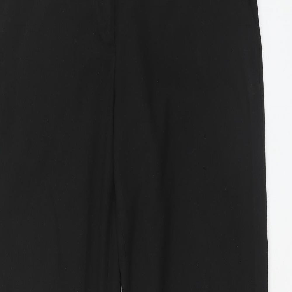 Womens UK Size 10 H&M Regular Fit  Black Trousers