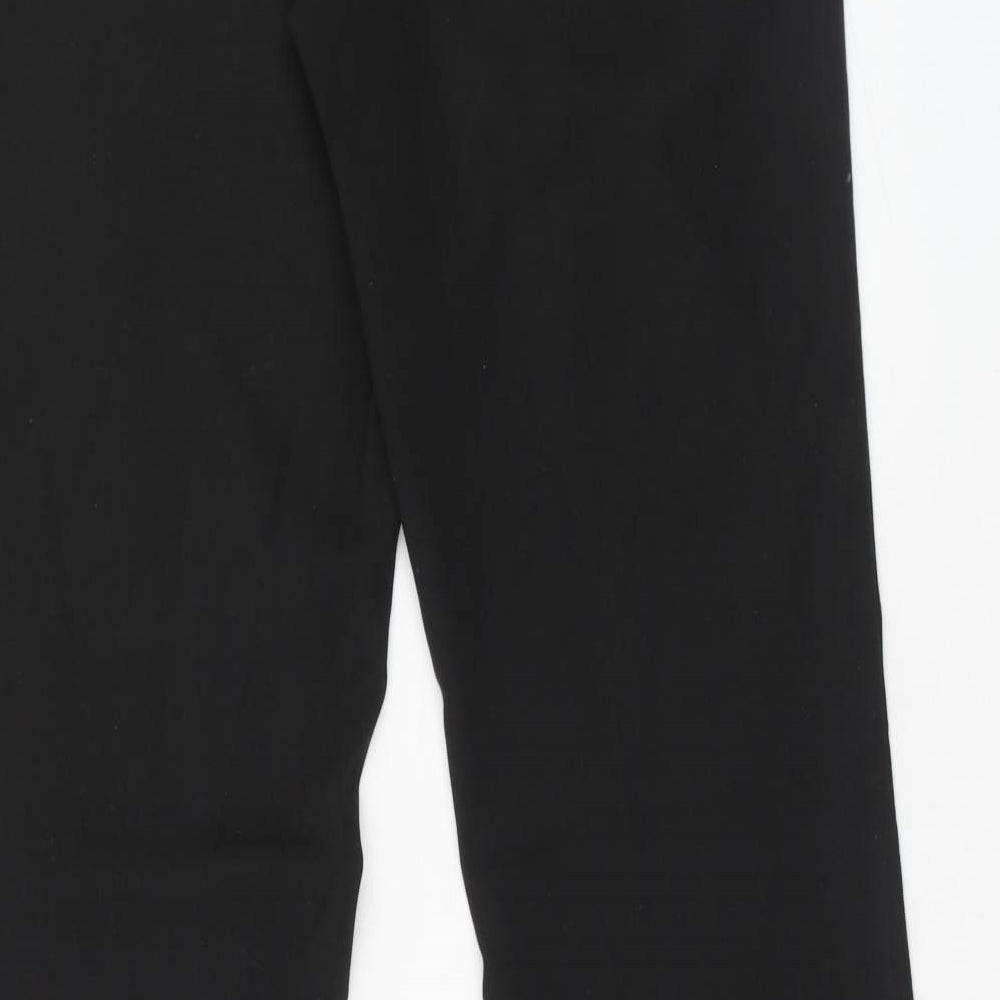 Womens UK Size 10 H&M Regular Fit  Black Trousers