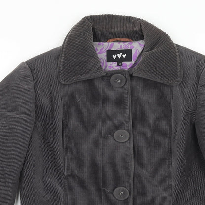 Womens UK Size 10 Per Una Grey Jacket