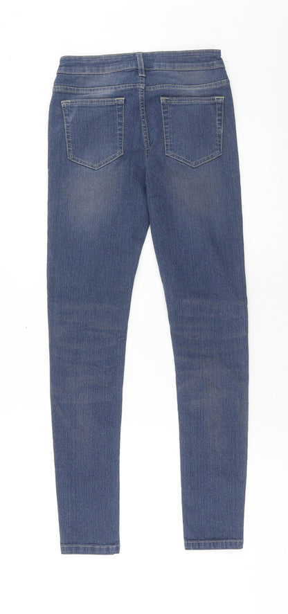 Womens UK Size 26 in Vicunha Regular Fit Skinny Blue Jeans