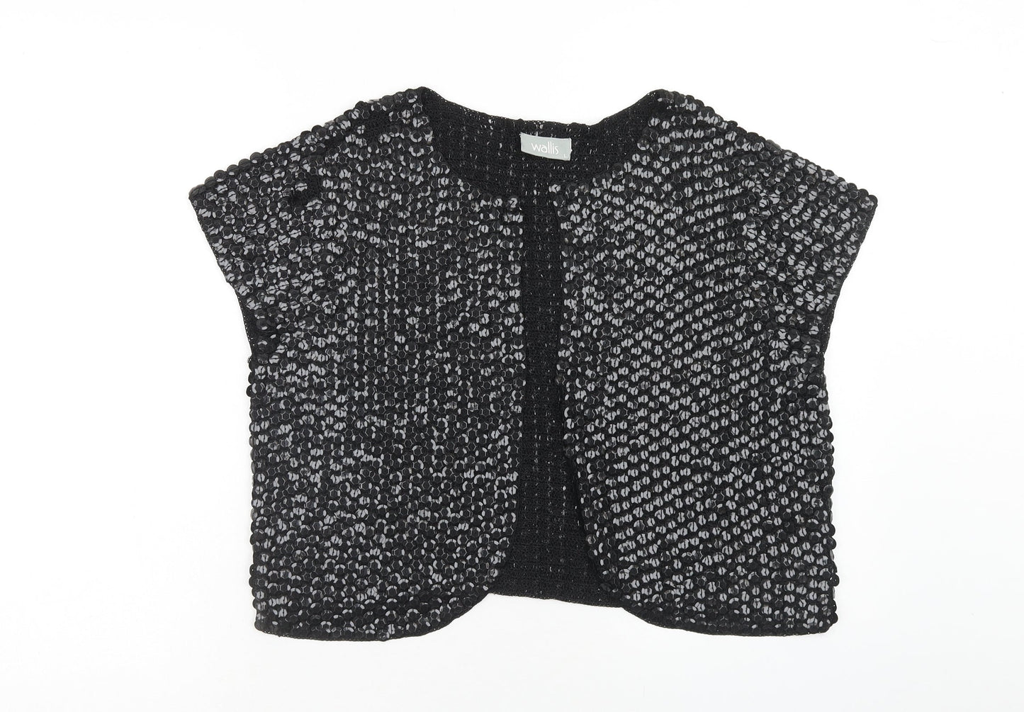 Womens UK Size L Wallis Black Cardigan Jumper