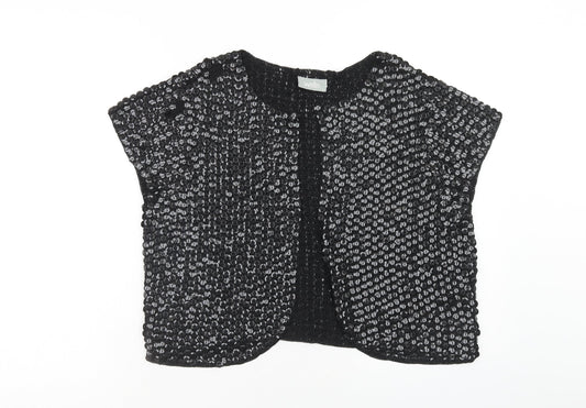 Womens UK Size L Wallis Black Cardigan Jumper