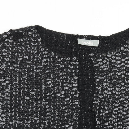 Womens UK Size L Wallis Black Cardigan Jumper