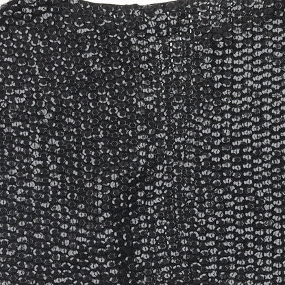 Womens UK Size L Wallis Black Cardigan Jumper
