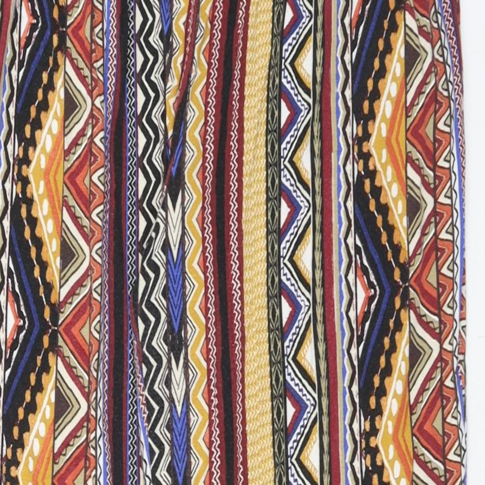 Womens UK Size 12 papaya Regular Fit Windbreaker Multicoloured Trousers