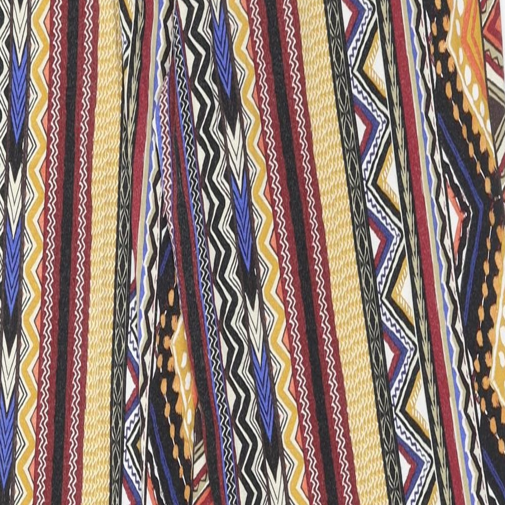 Womens UK Size 12 papaya Regular Fit Windbreaker Multicoloured Trousers