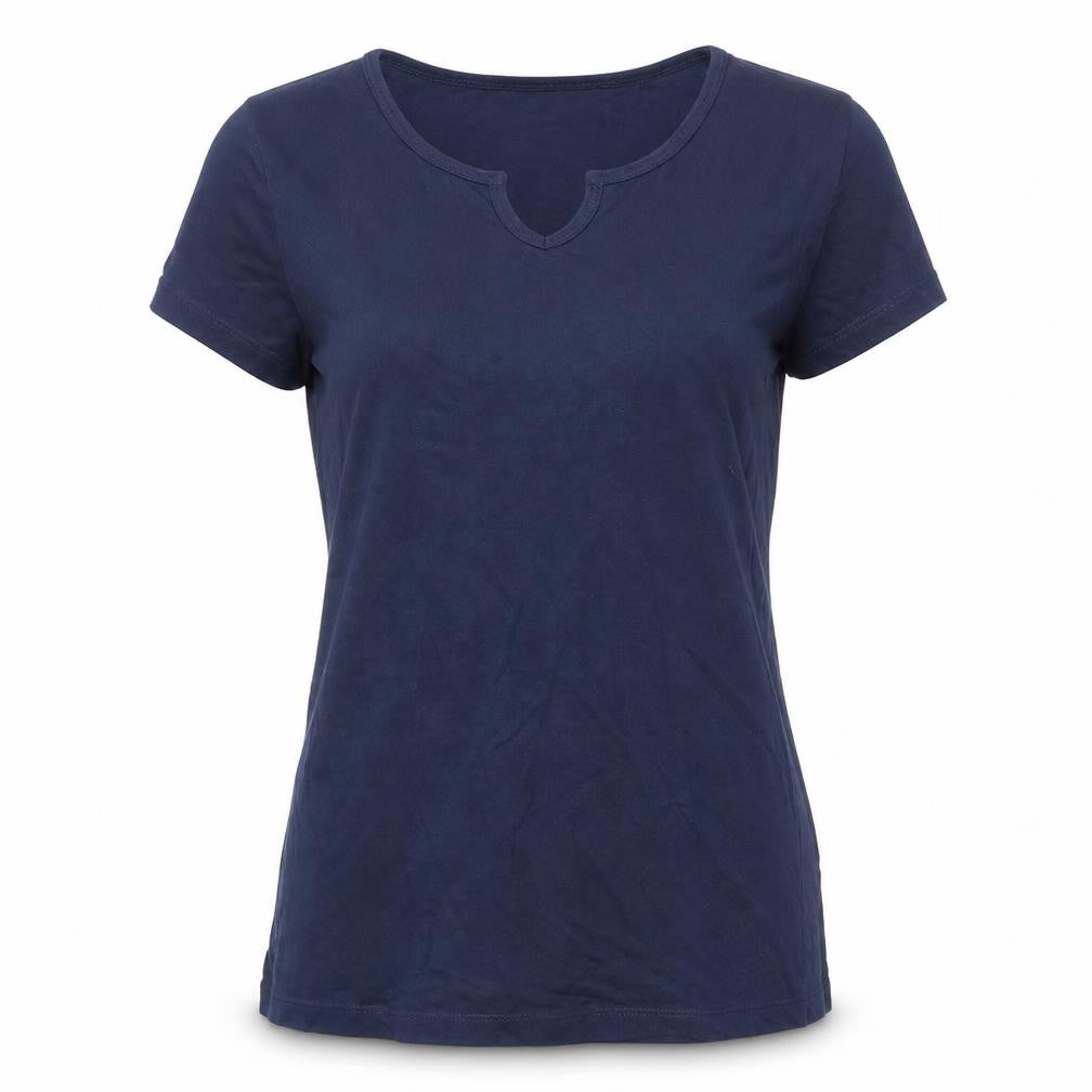 Womens UK Size 10 Originals Blue Basic T-Shirt