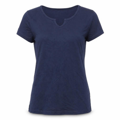 Womens UK Size 10 Originals Blue Basic T-Shirt