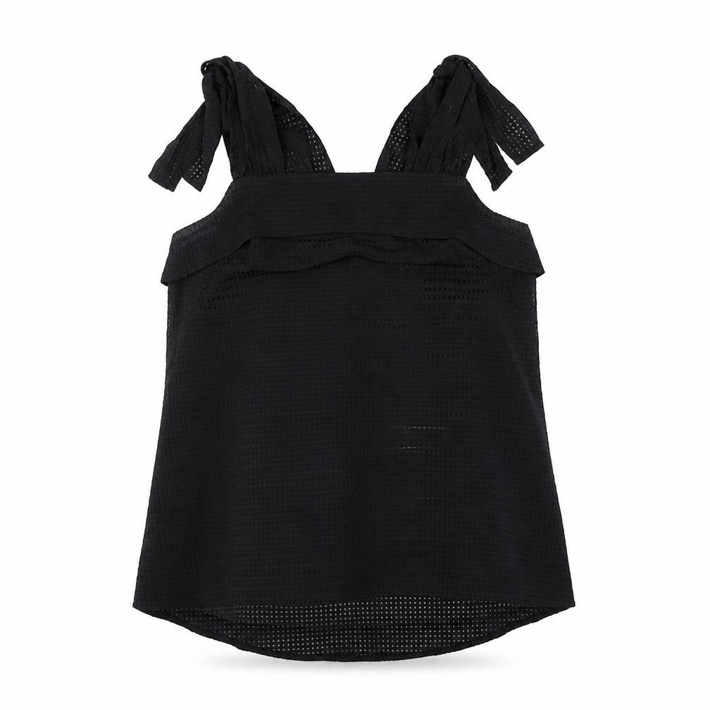 Womens UK Size 10 Warehouse Black Basic Tank