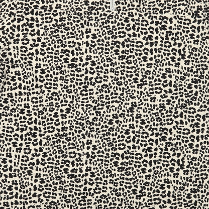 M&Co Womens Beige Animal Print Polyester Basic Blouse Size 10 Round Neck - Leopard Pattern